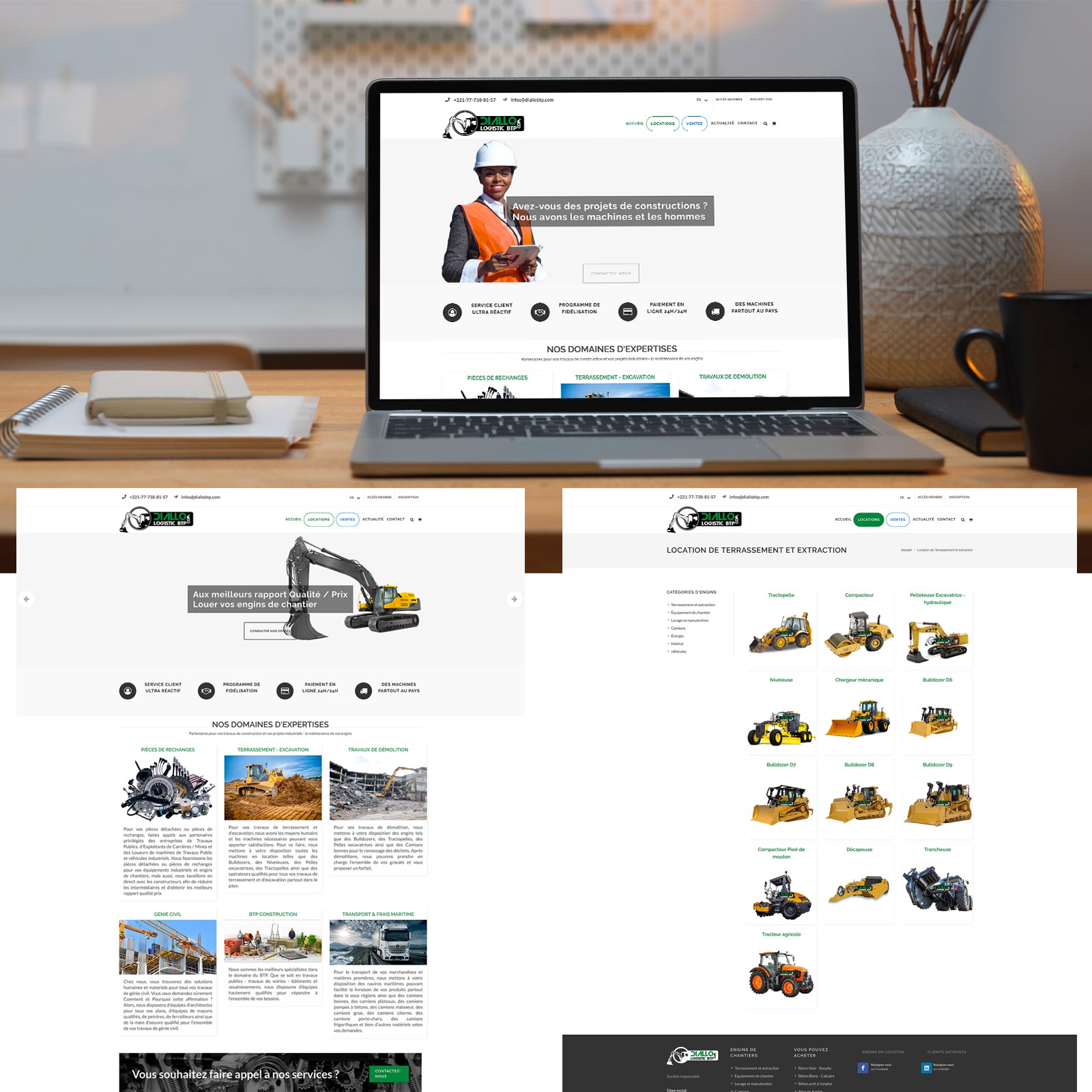 Création d'un Site Web E-Commerce pour Diallo Btp image 0